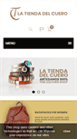 Mobile Screenshot of latiendadelcuero.com